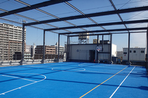 KS-R型|屋上ネット・天井ネット付きネット(箱型)