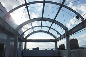 KS-R型|屋上ネット・天井ネット付きネット(箱型)